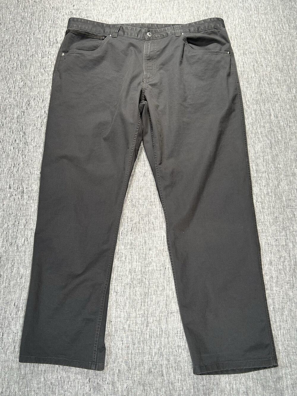 The North Face City Pants Mens 40x31 Dark Gray 5-Pocket Cotton Twill Stretch